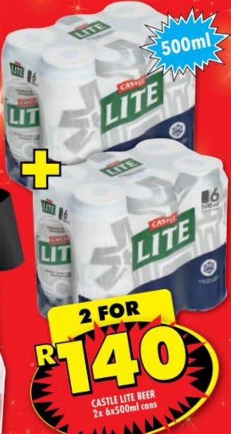 castle lite special at shoprite.